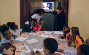 Vicar James Kirschenmann teaches a lesson from Exodus during a youth Bible study in November 2015 at St. Paul’s Lutheran Church—College Hill, St. Louis. Photo: Melanie Ave